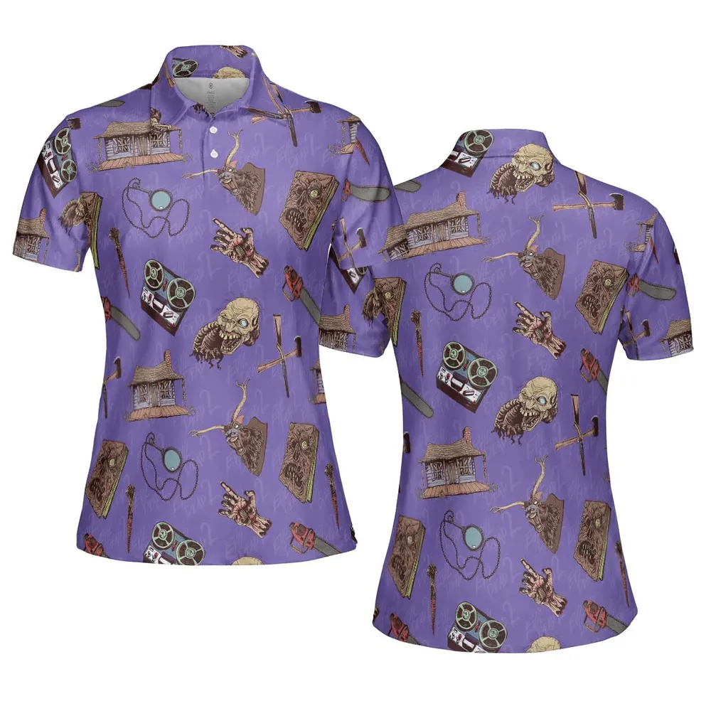Evil Dead Horror AOP Men/Women Polo Shirt - 5