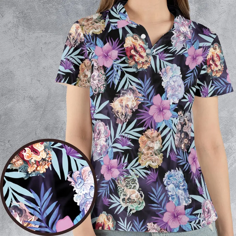Eevee Evolutions Fancy Style AOP Men/Women Polo Shirt - 4