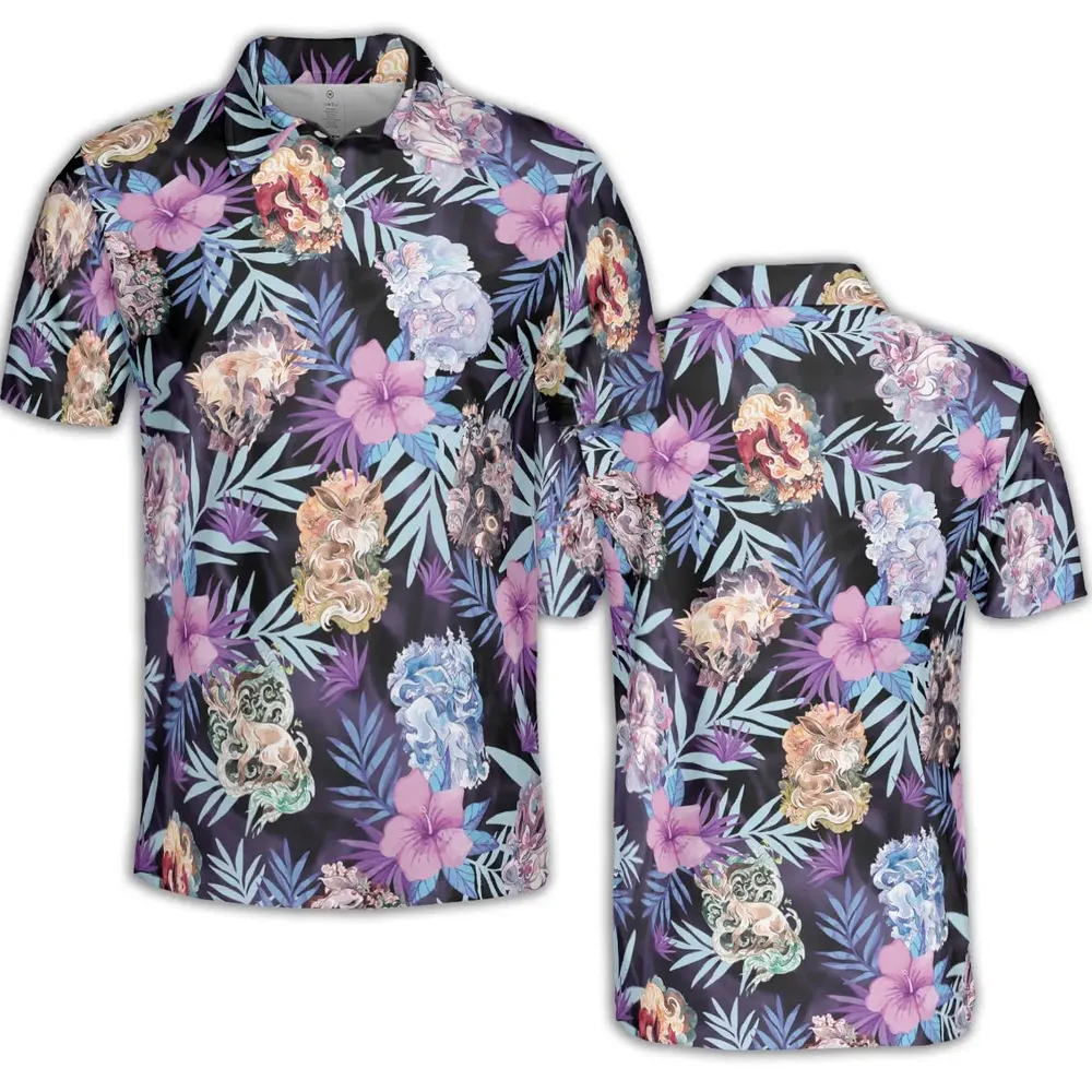 Eevee Evolutions Fancy Style AOP Men/Women Polo Shirt - 2
