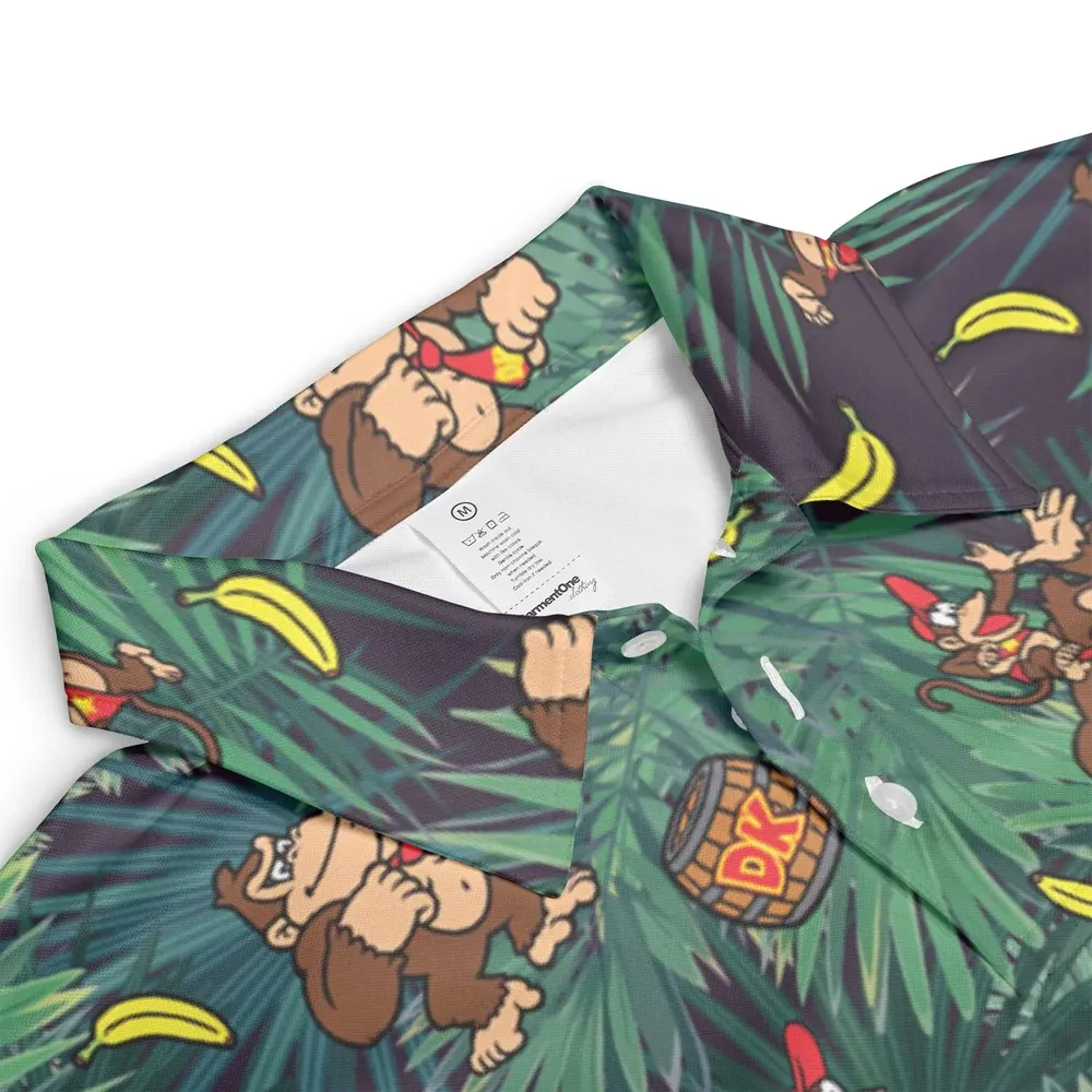 Donkey Kong Nintendo Video Games AOP Men/Women Polo Shirt - 3