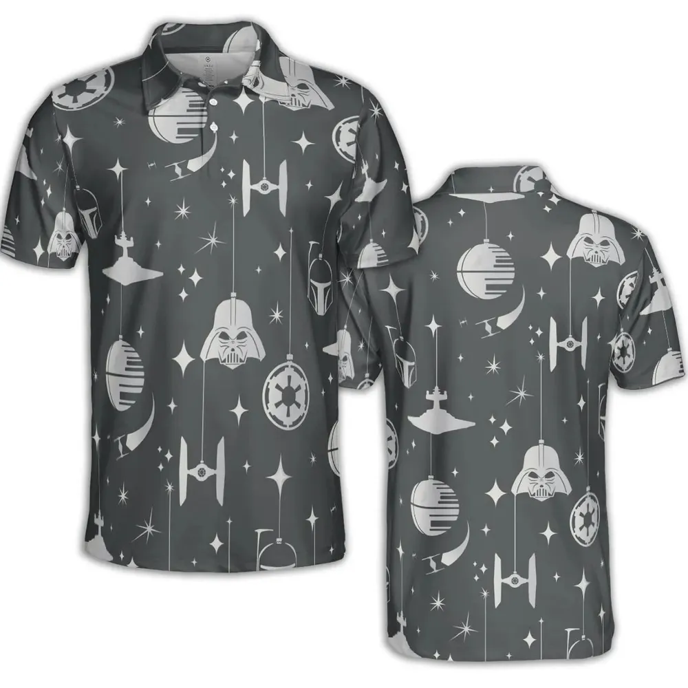Dark Side Holiday Star Wars AOP Men/Women Polo Shirt - 2
