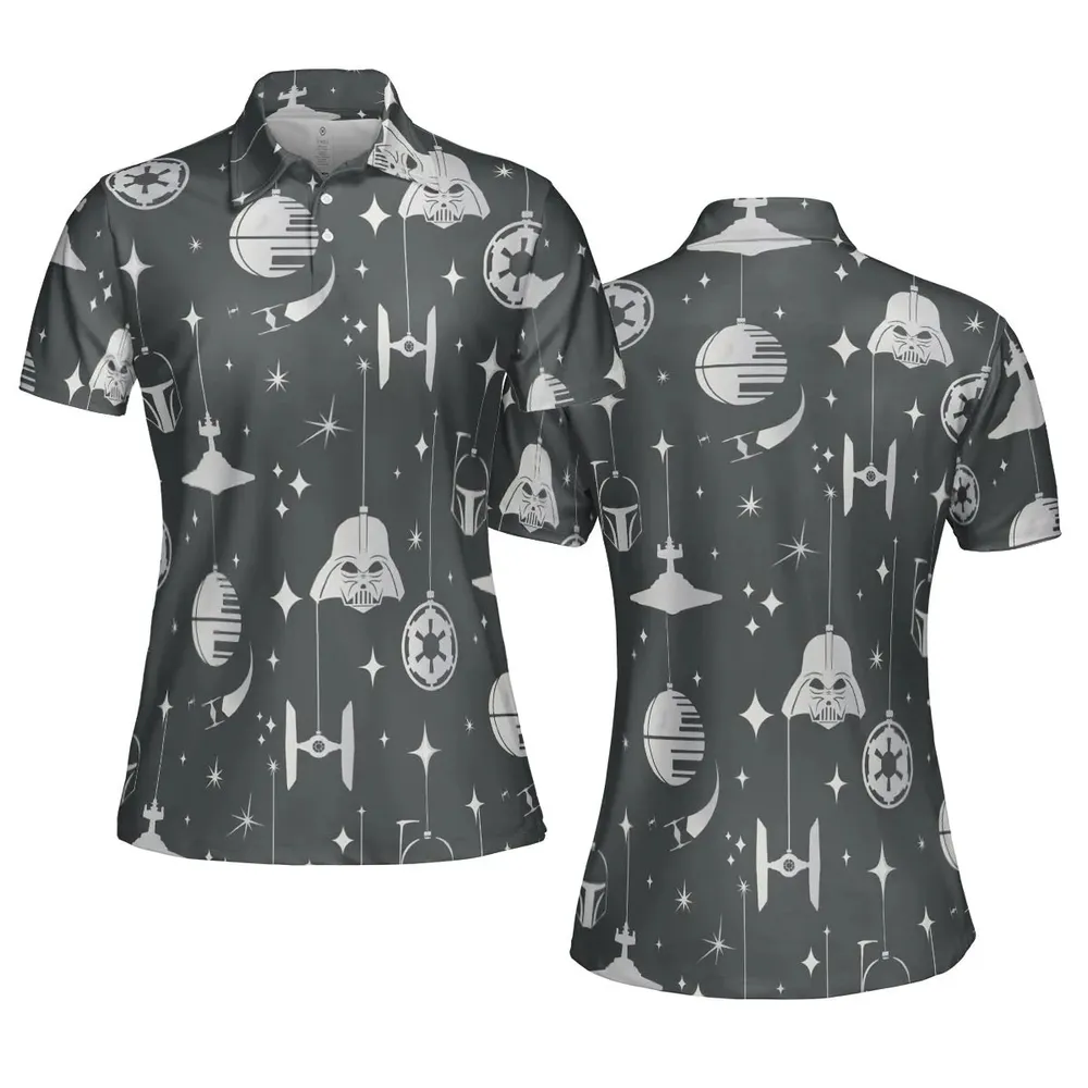 Dark Side Holiday Star Wars AOP Men/Women Polo Shirt - 5