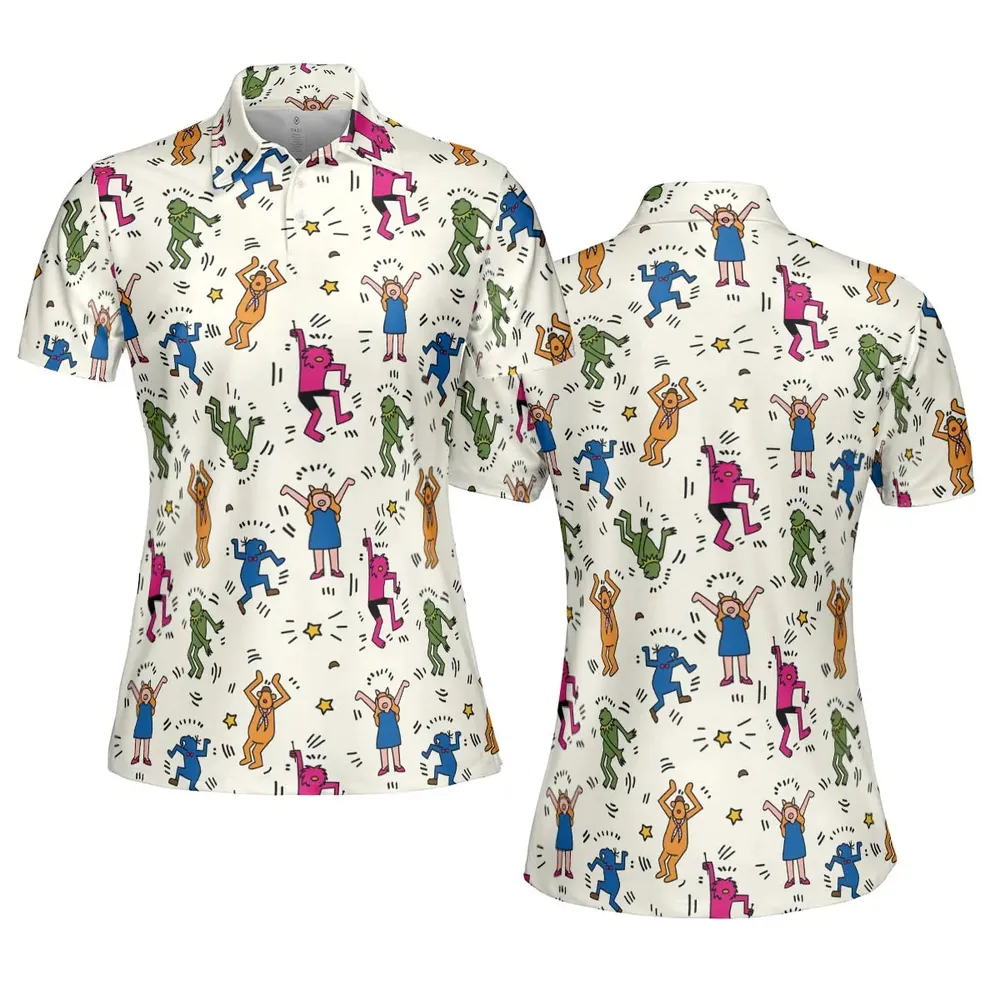 Dancing Muppets The Muppets Characters AOP Men/Women Polo Shirt - 5