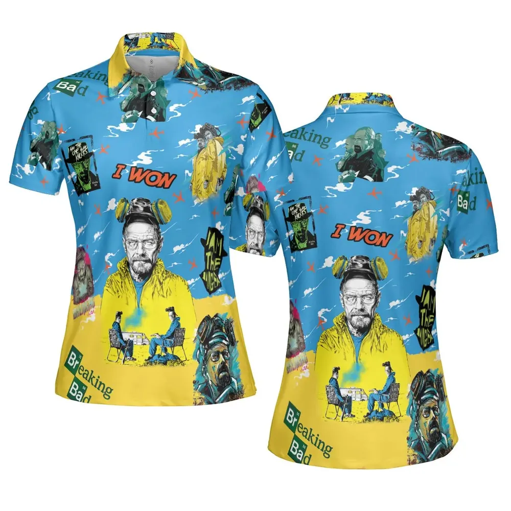 Cooking Meth Breaking Bad AOP Men/Women Polo Shirt - 5