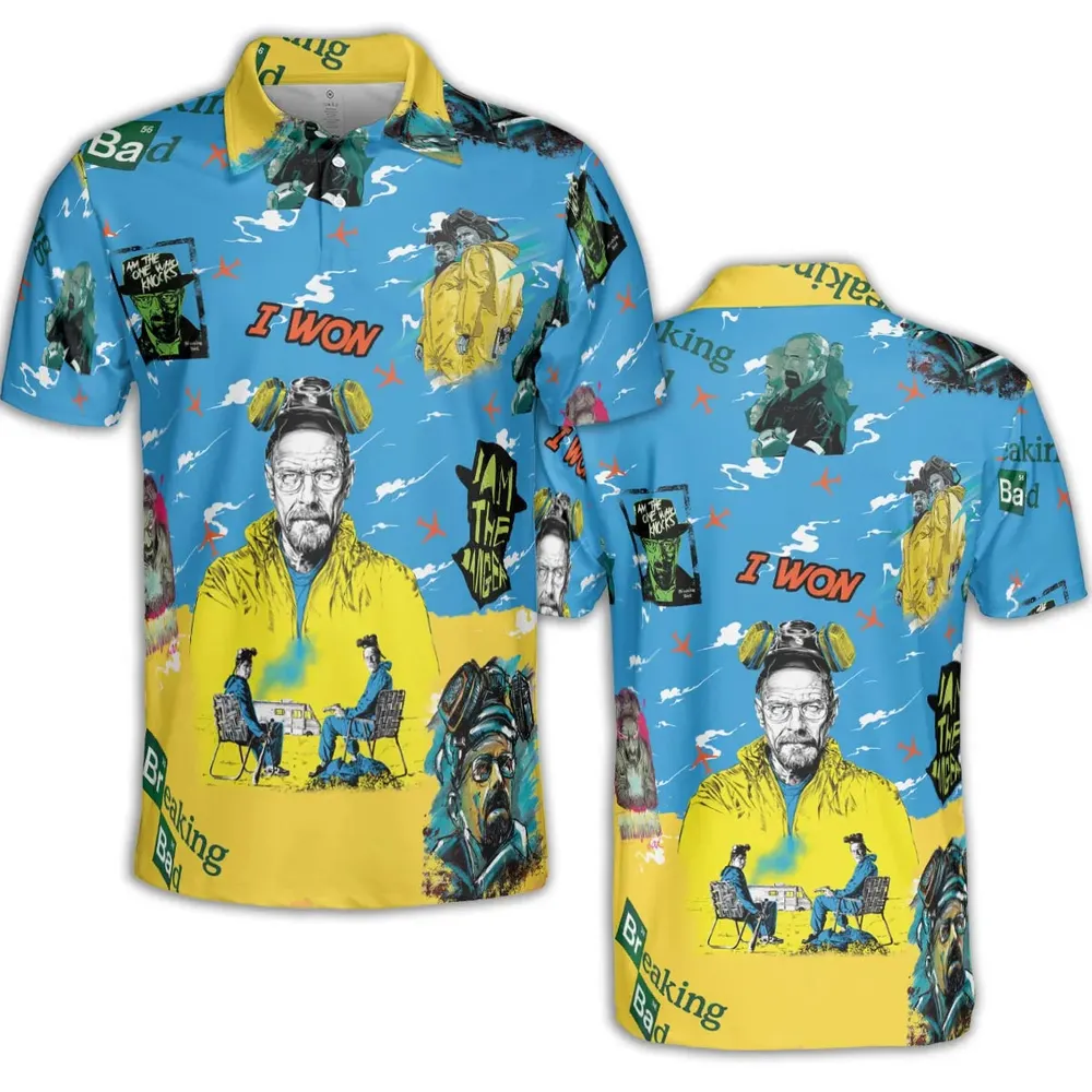 Cooking Meth Breaking Bad AOP Men/Women Polo Shirt - 2