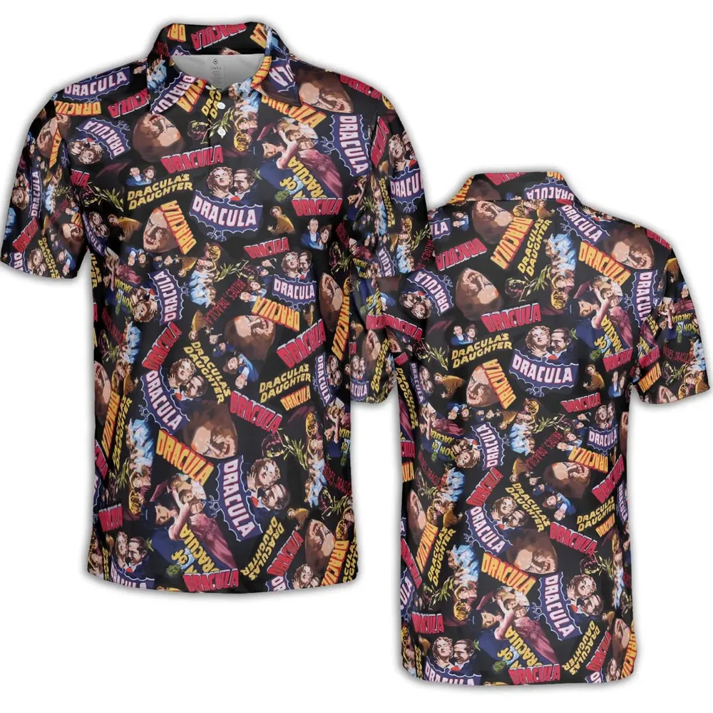 Classic Horror Films AOP Men/Women Polo Shirt - 2