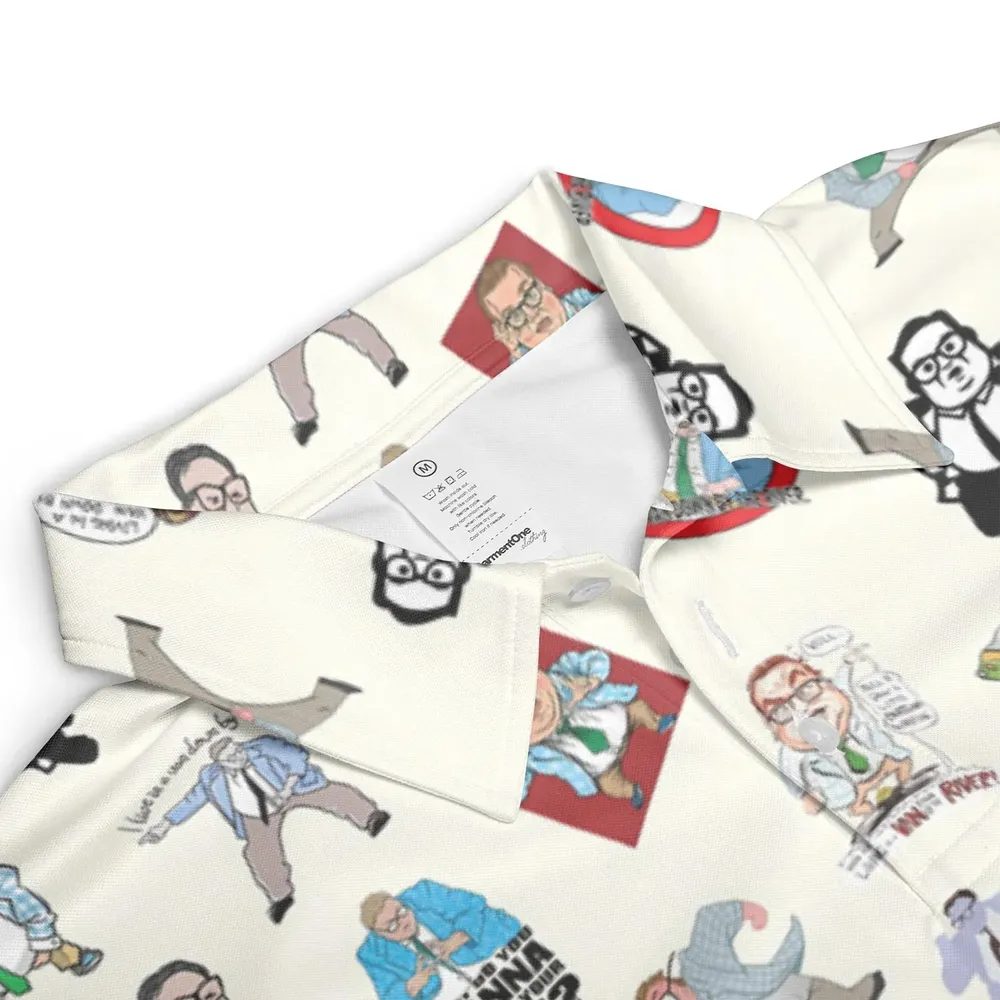 Chris Farley Matt Foley Motivational SNL AOP Men/Women Polo Shirt - 3