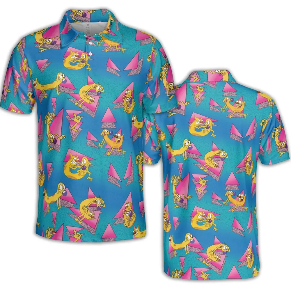 CatDog Nickelodeon Pattern AOP Men/Women Polo Shirt - 2