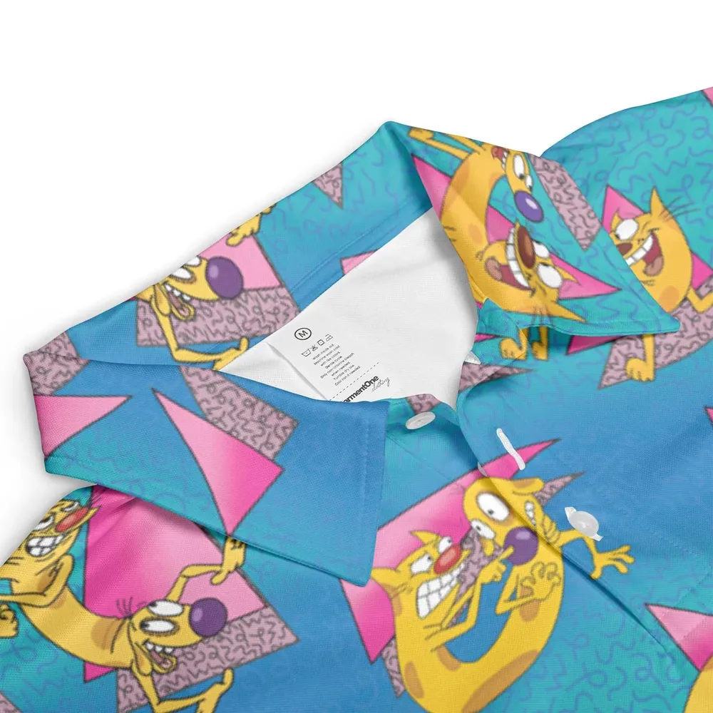 CatDog Nickelodeon Pattern AOP Men/Women Polo Shirt - 3
