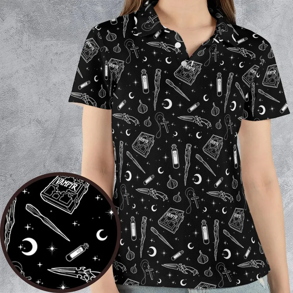 Buffy The Vampire Slayer Items Pattern AOP Men/Women Polo Shirt - 4