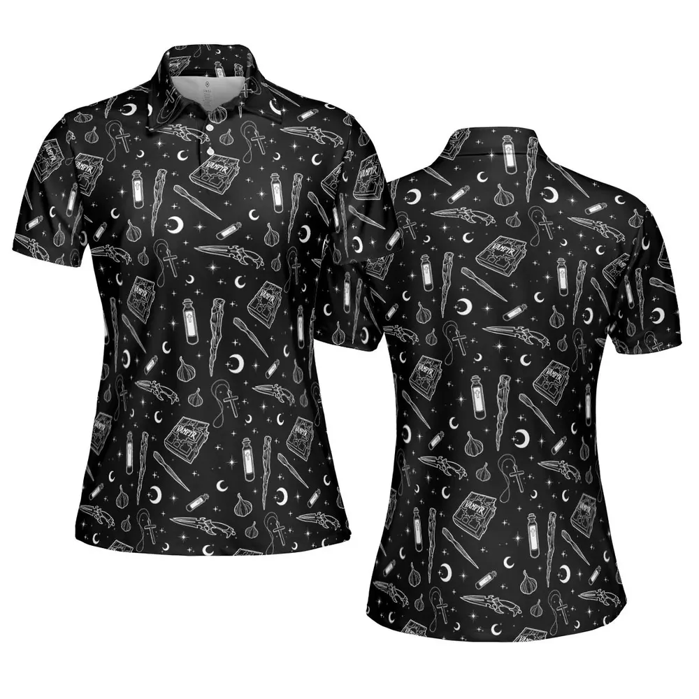 Buffy The Vampire Slayer Items Pattern AOP Men/Women Polo Shirt - 5