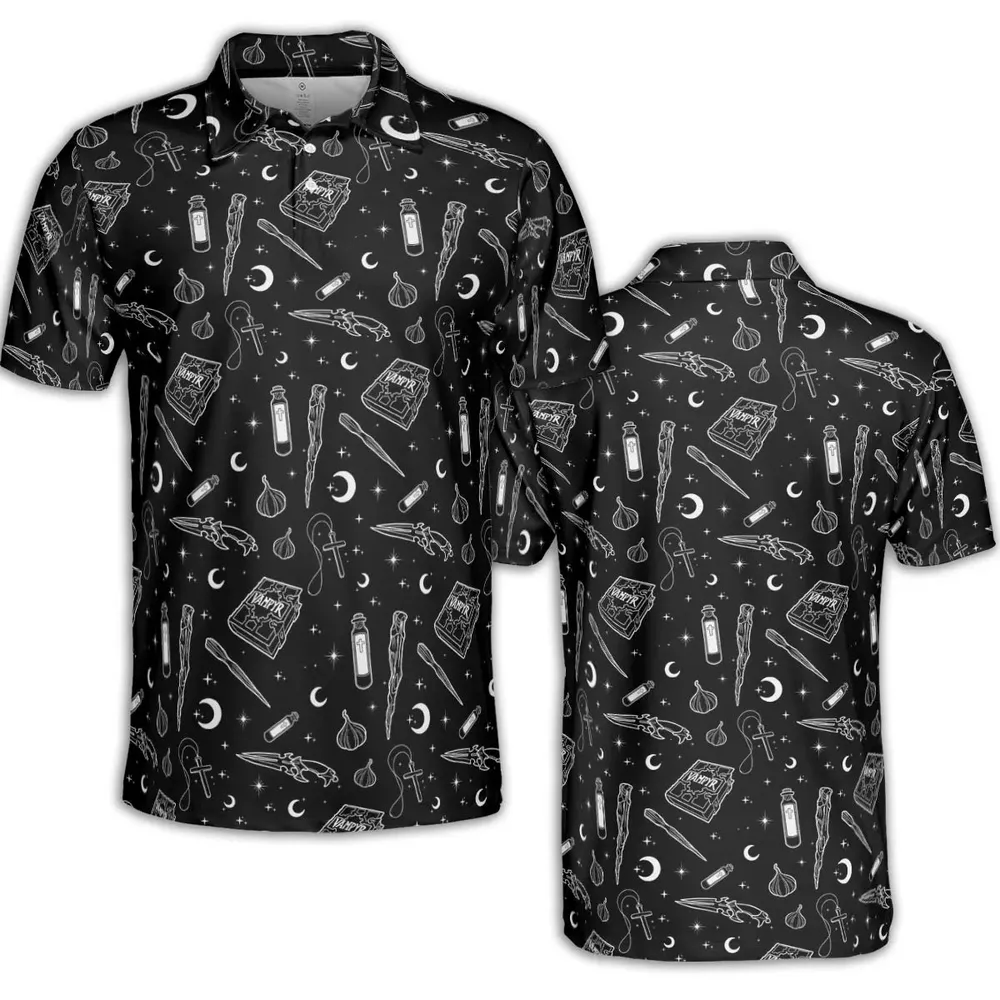 Buffy The Vampire Slayer Items Pattern AOP Men/Women Polo Shirt - 2