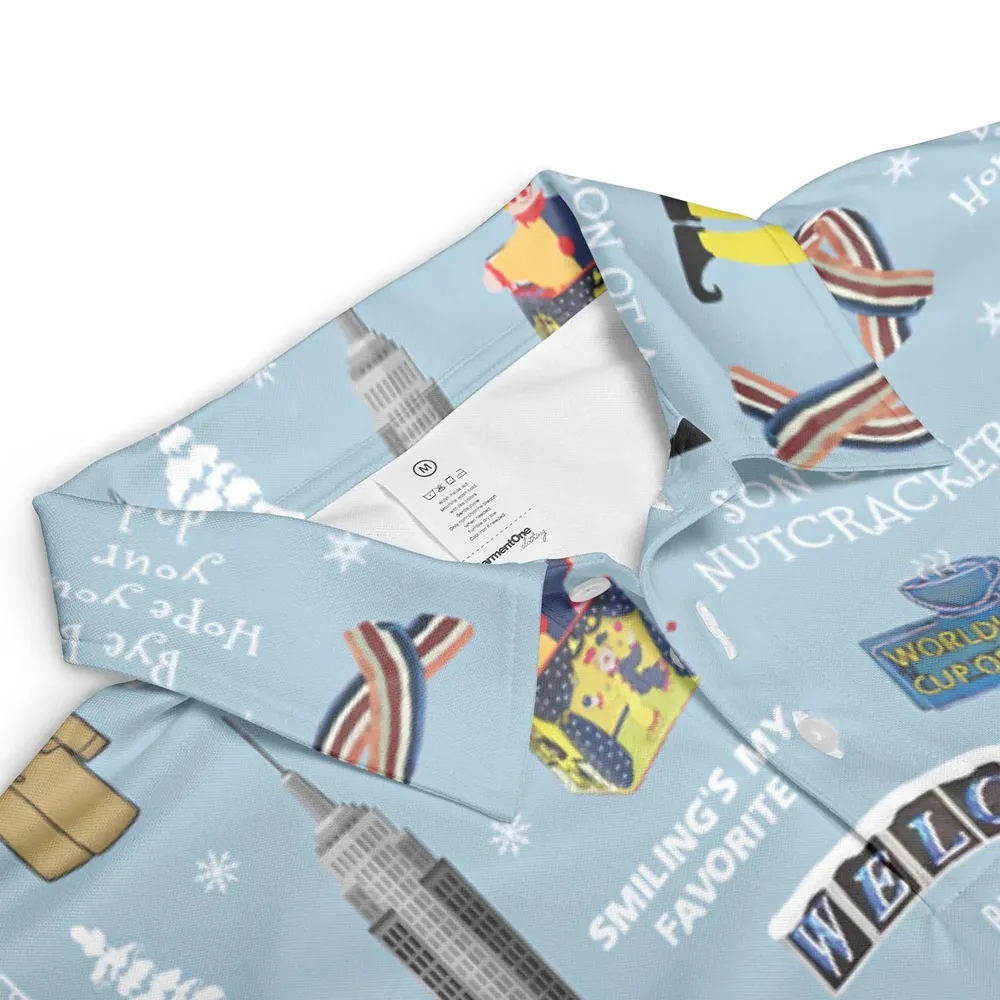 Buddy the ELF Quotes Christmas AOP Men/Women Polo Shirt - 3