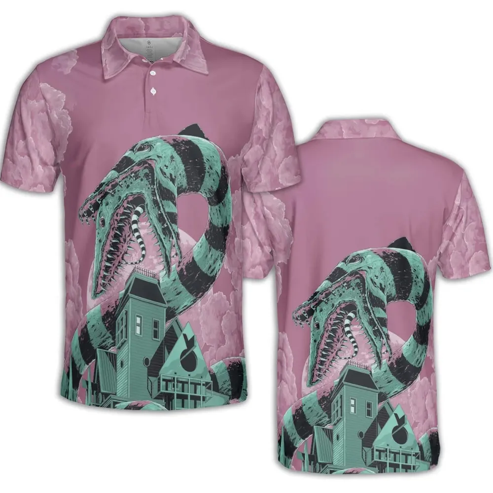 Beetlejuice AOP Men/Women Polo Shirt - 2