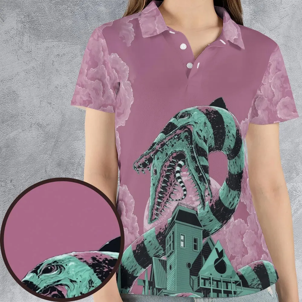 Beetlejuice AOP Men/Women Polo Shirt - 4