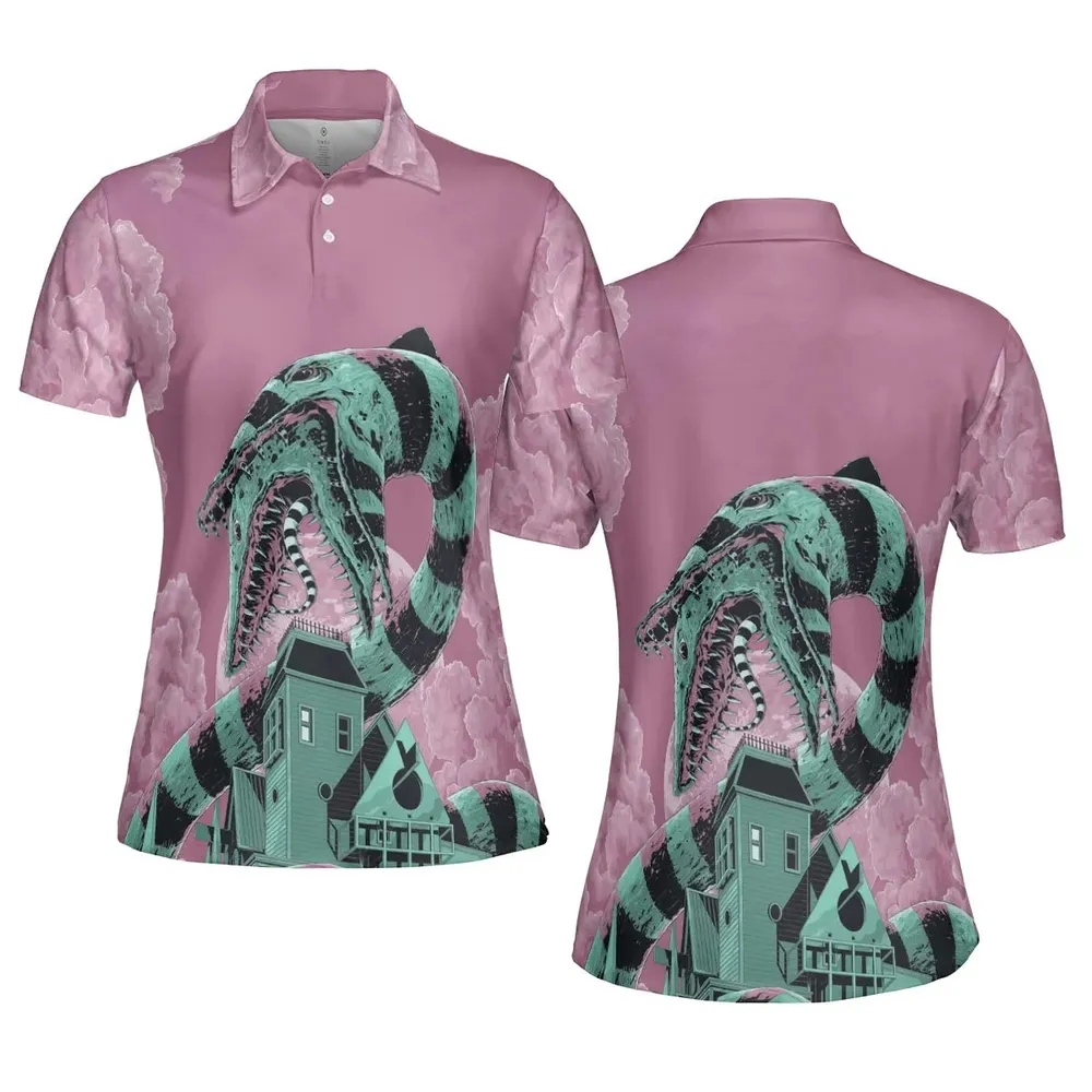 Beetlejuice AOP Men/Women Polo Shirt - 5