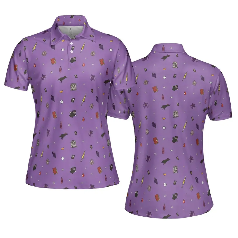 Barovia Dungeons and Dragons Pattern AOP Men/Women Polo Shirt - 5