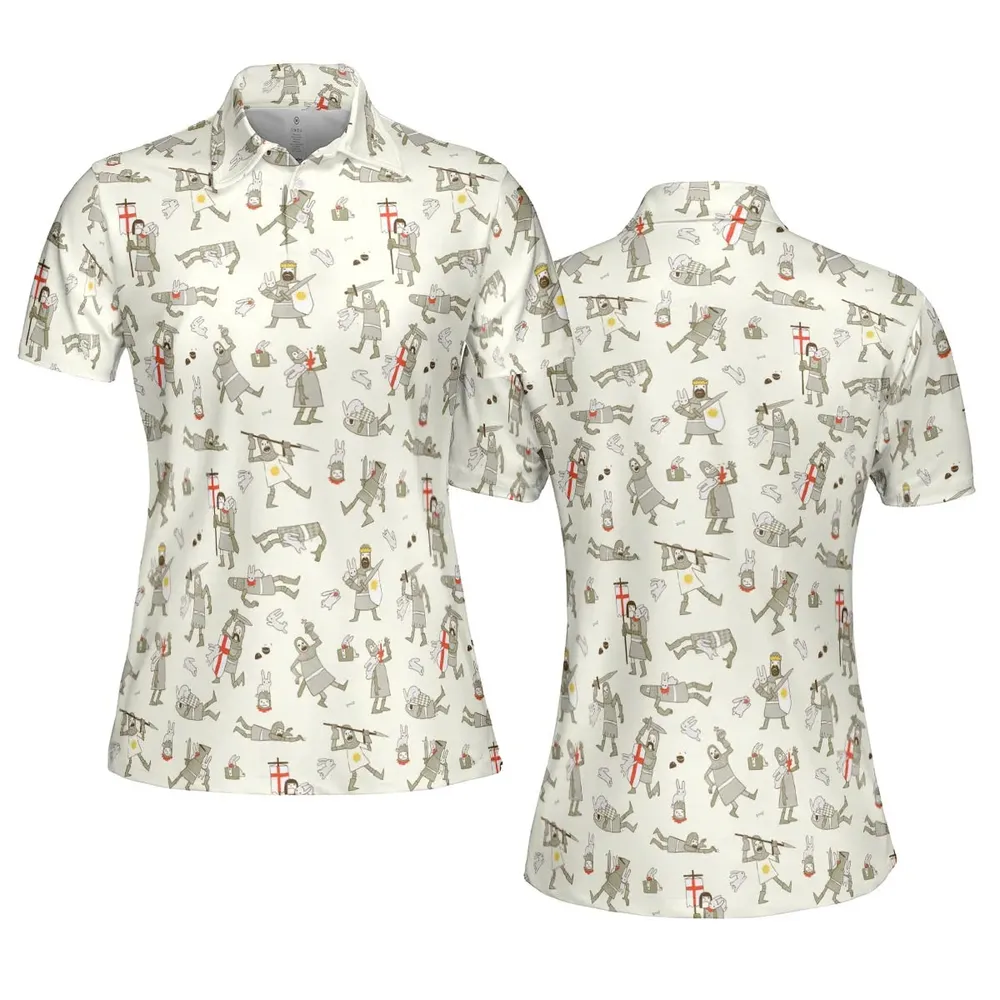 Bad Tempered Rodents Monty Python AOP Men/Women Polo Shirt - 5
