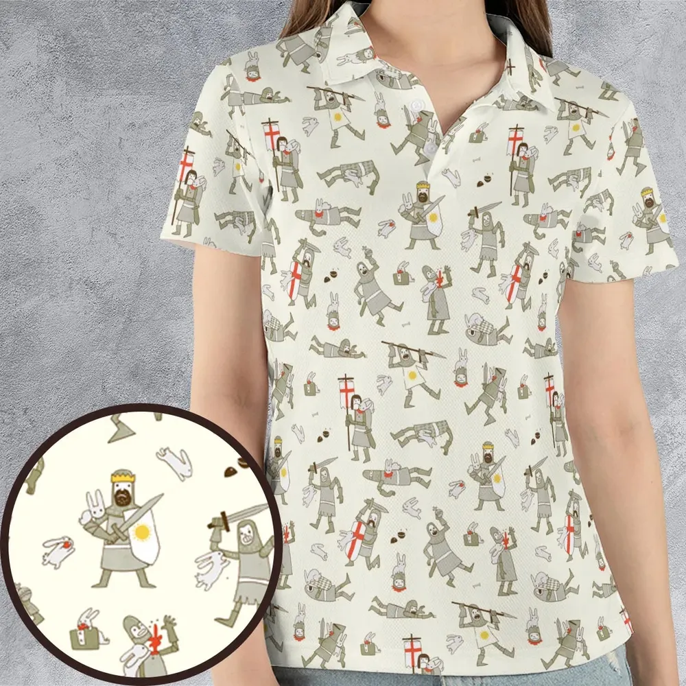 Bad Tempered Rodents Monty Python AOP Men/Women Polo Shirt - 4