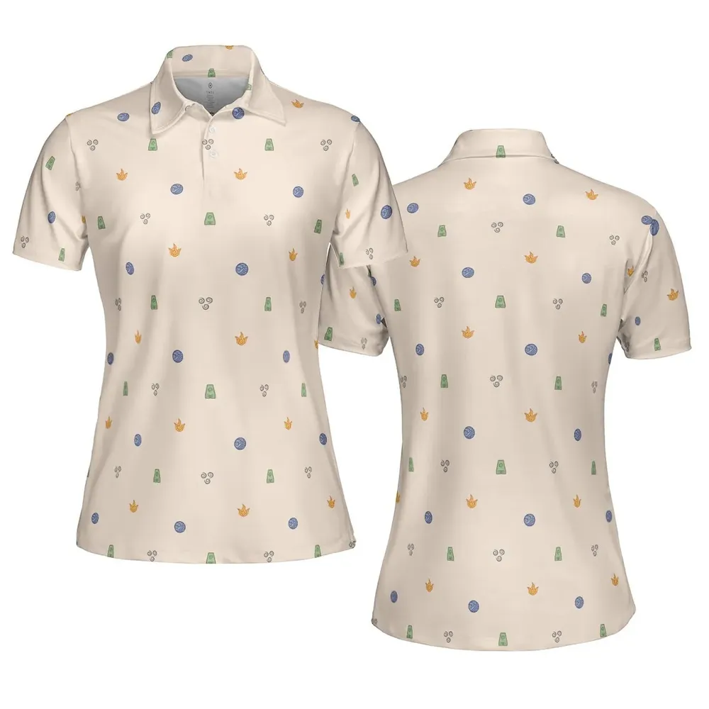Avatar The Last Airbender Four Elements Pattern AOP Men/Women Polo Shirt - 5