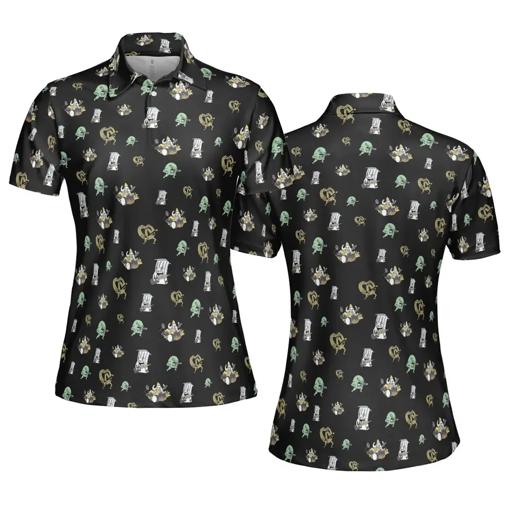 Aqua Teen Hunger Force Pattern AOP Men/Women Polo Shirt - 5