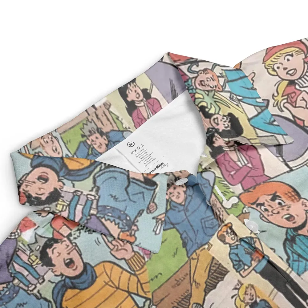Archie Comics Characters Collage AOP Men/Women Polo Shirt - 3