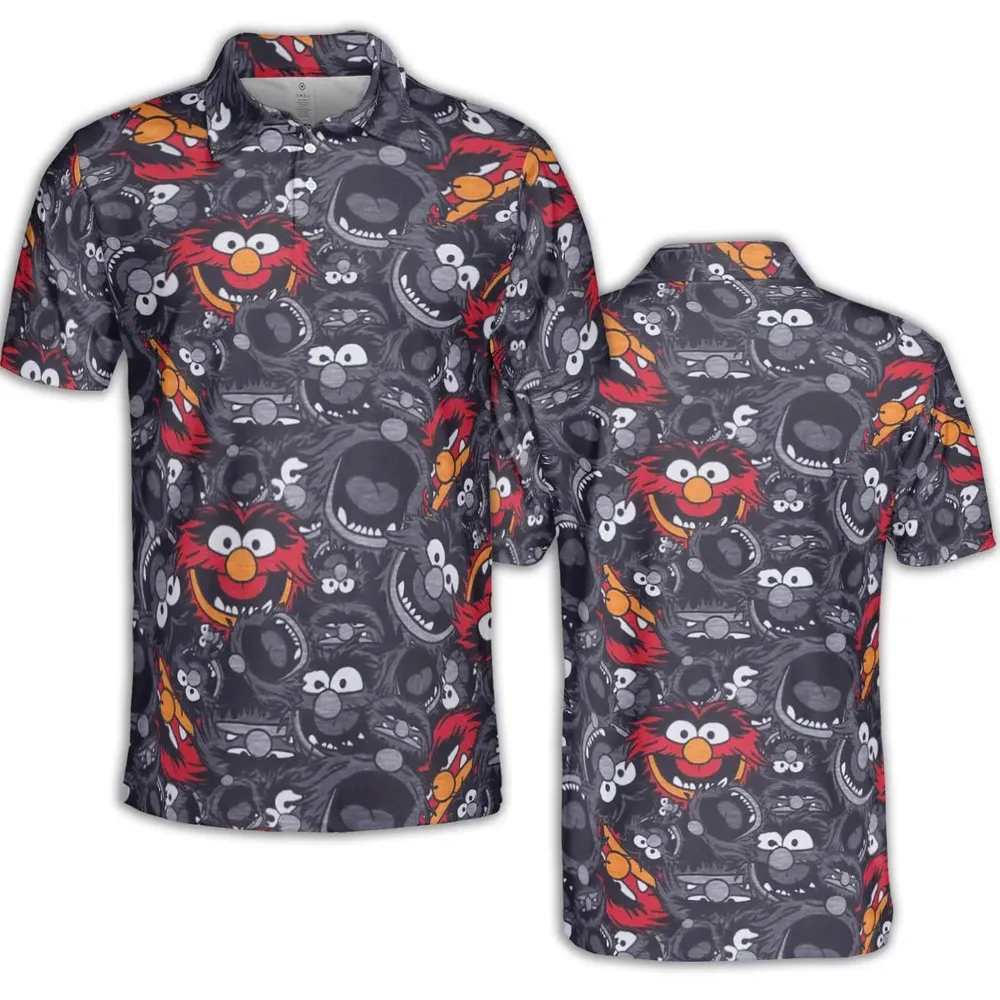 Animal The Muppets Pattern AOP Men/Women Polo Shirt - 2