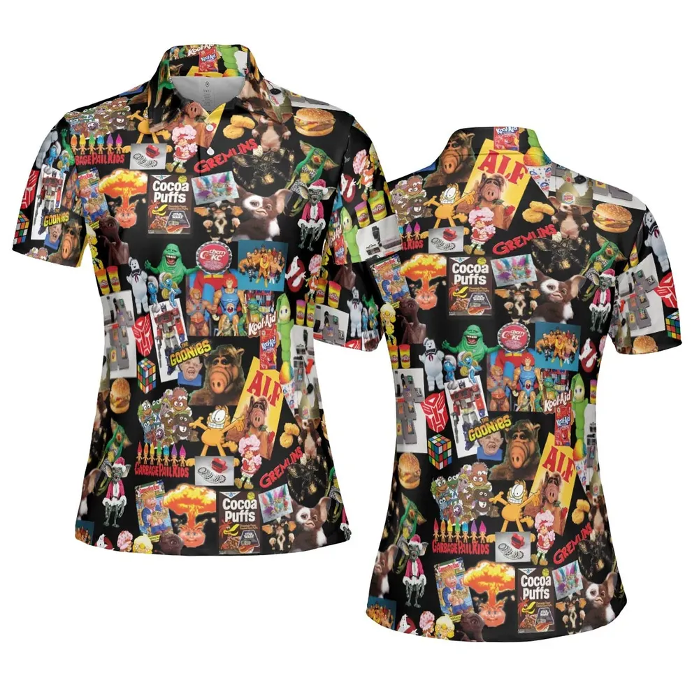 80's Kids Starter Pack AOP Men/Women Polo Shirt - 5