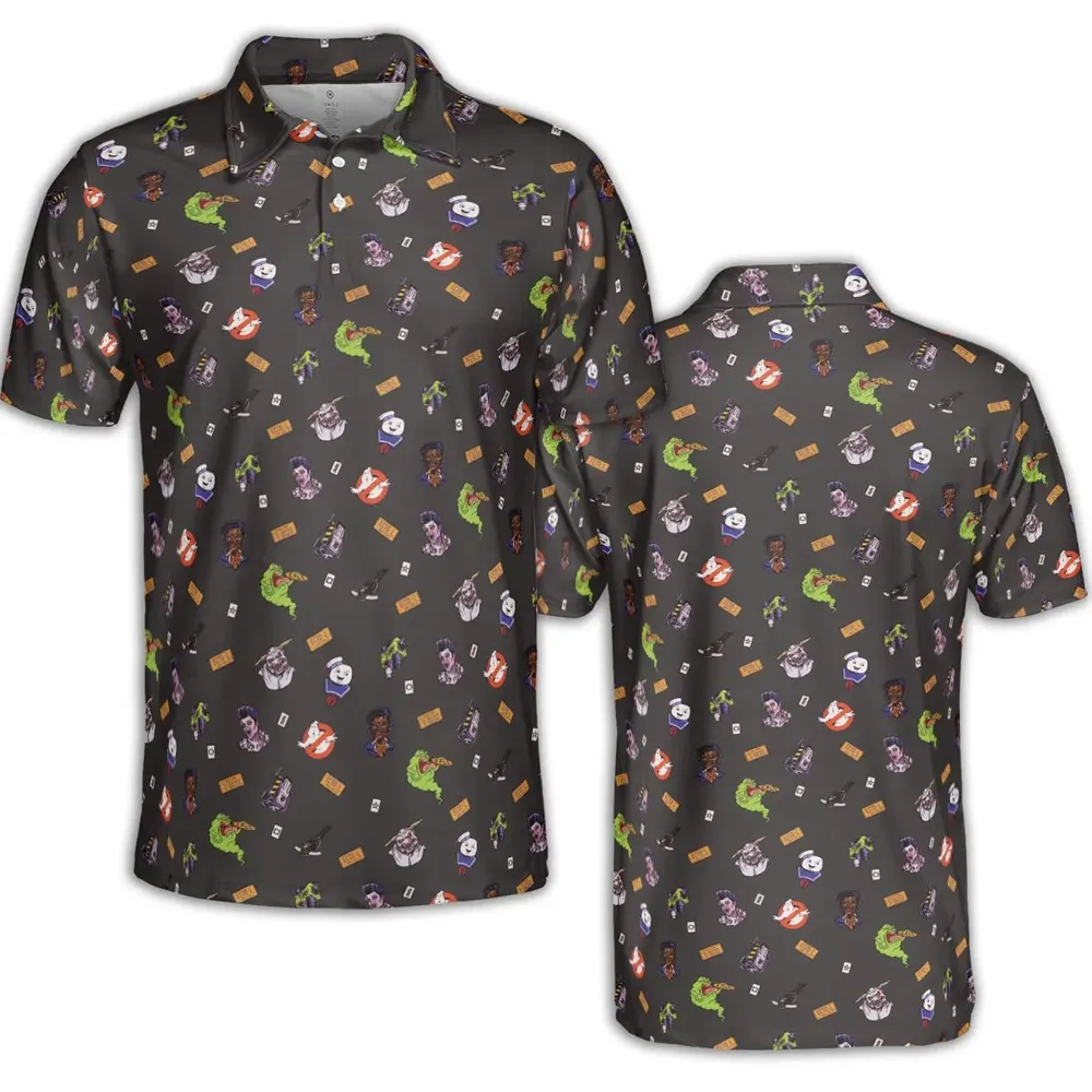 Ghostbusters Pattern AOP Men/Women Polo Shirt - 2