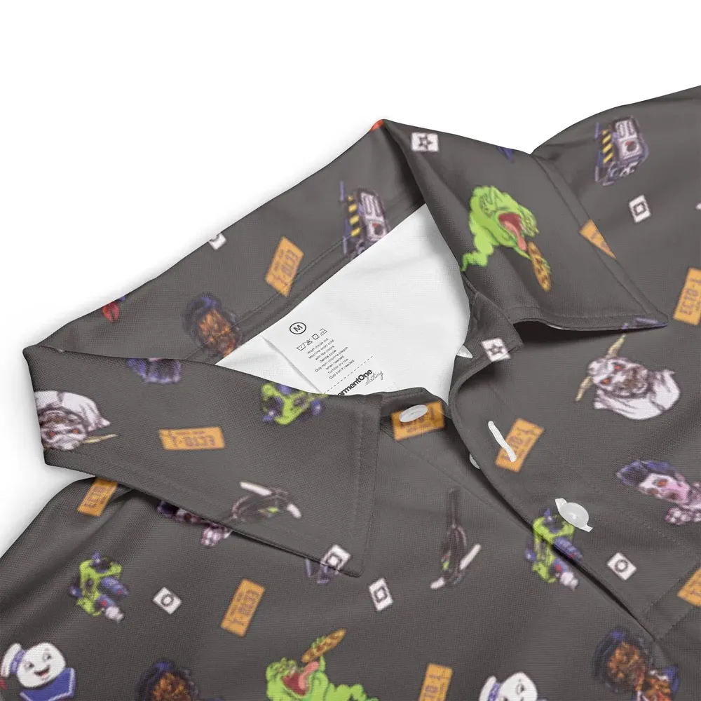 Ghostbusters Pattern AOP Men/Women Polo Shirt - 3