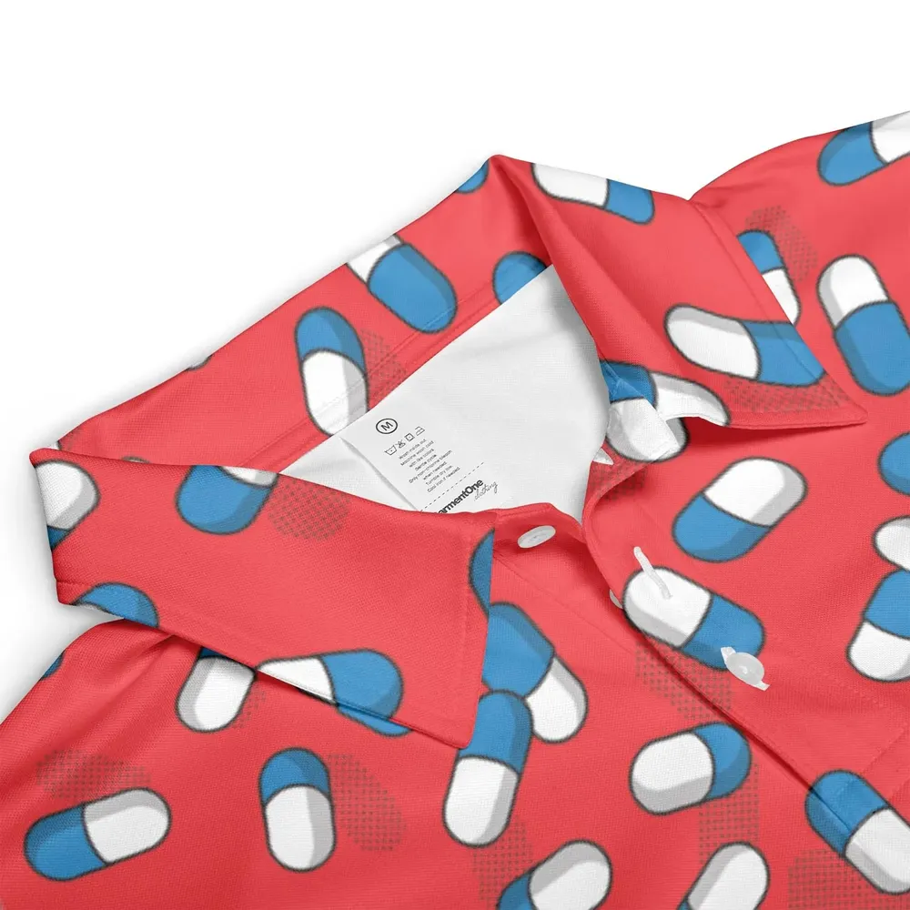 The Capsules Akira Pattern AOP Men/Women Polo Shirt - 3