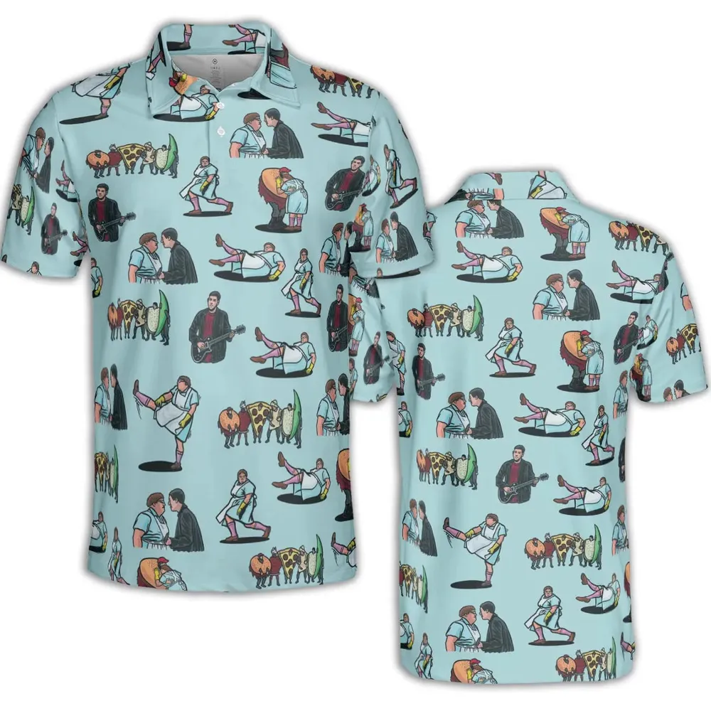 Lunch Lady Land SNL AOP Men/Women Polo Shirt - 2