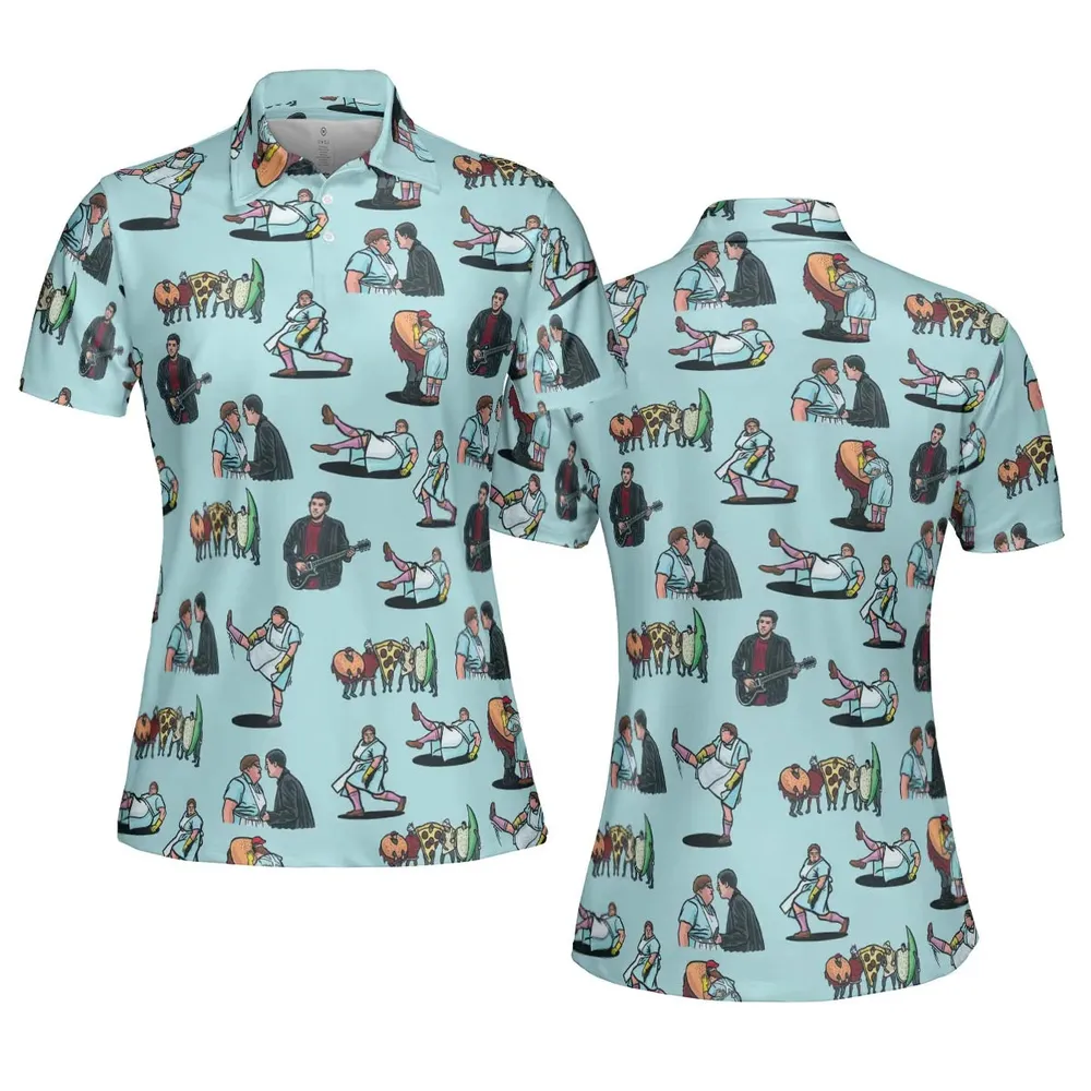 Lunch Lady Land SNL AOP Men/Women Polo Shirt - 5