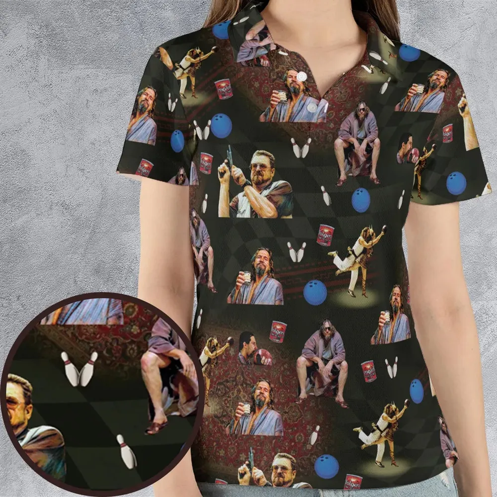 The Big Lebowski AOP Men/Women Polo Shirt - 4