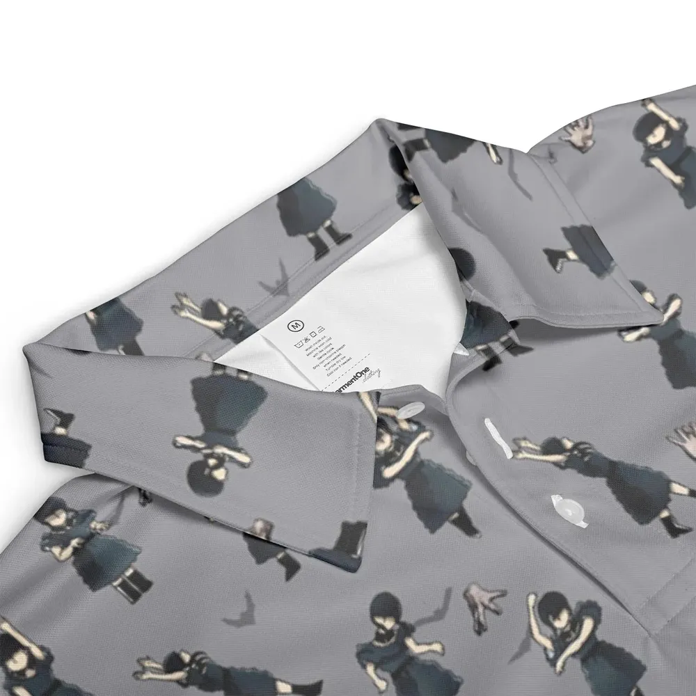 Wednesday Dance Pattern AOP Men/Women Polo Shirt - 3