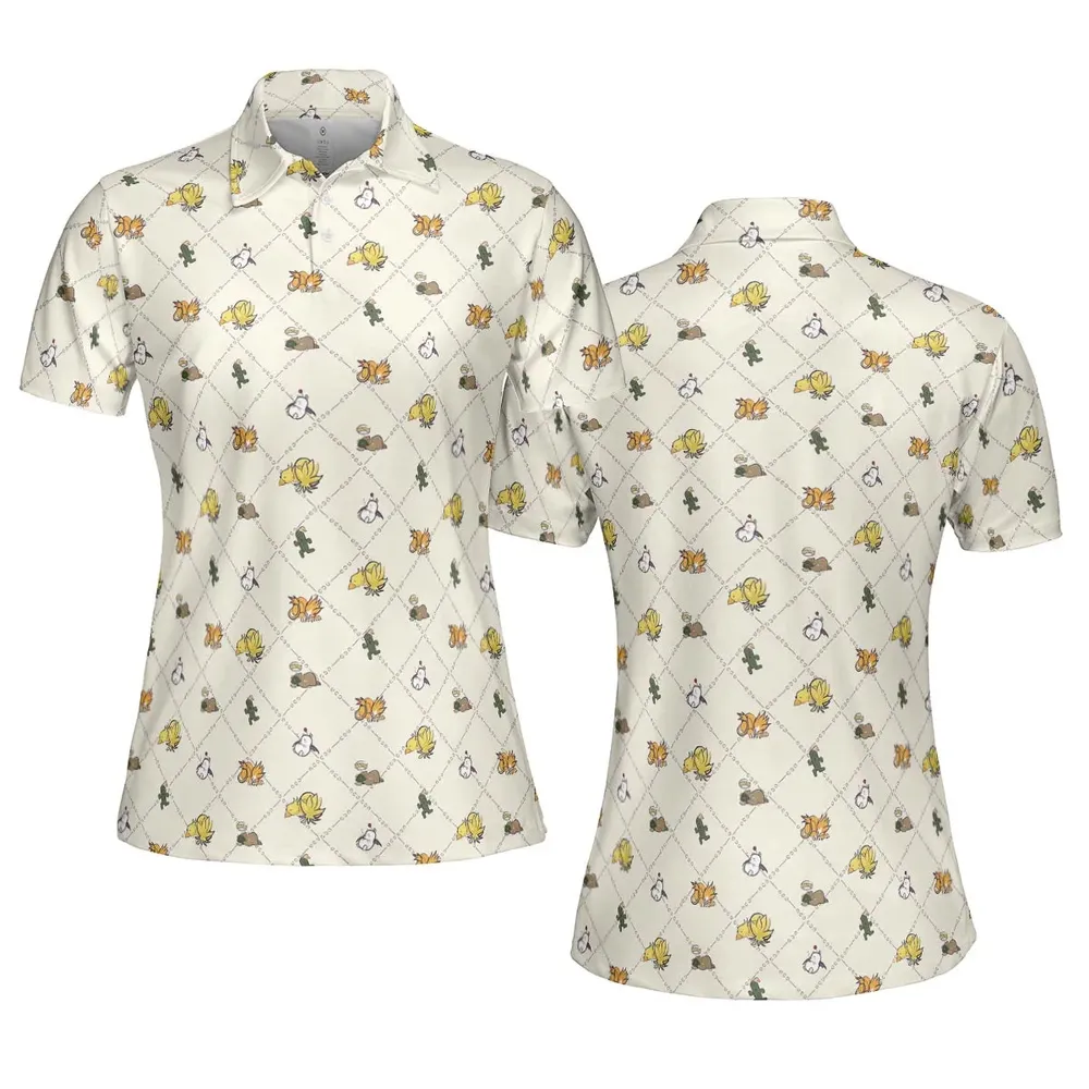 Final Fantasy Sleeping Creatures Pattern AOP Men/Women Polo Shirt - 5