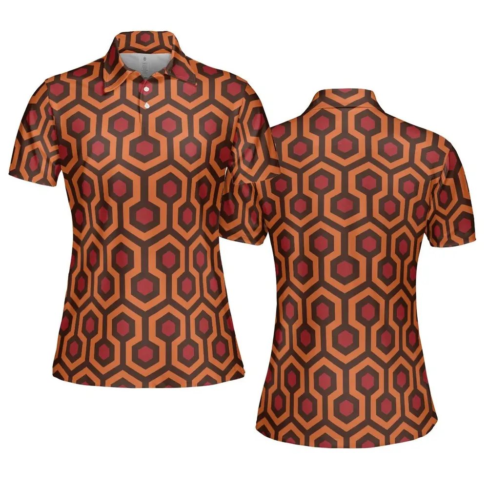 The Overlook Pattern The Shining AOP Men/Women Polo Shirt - 5