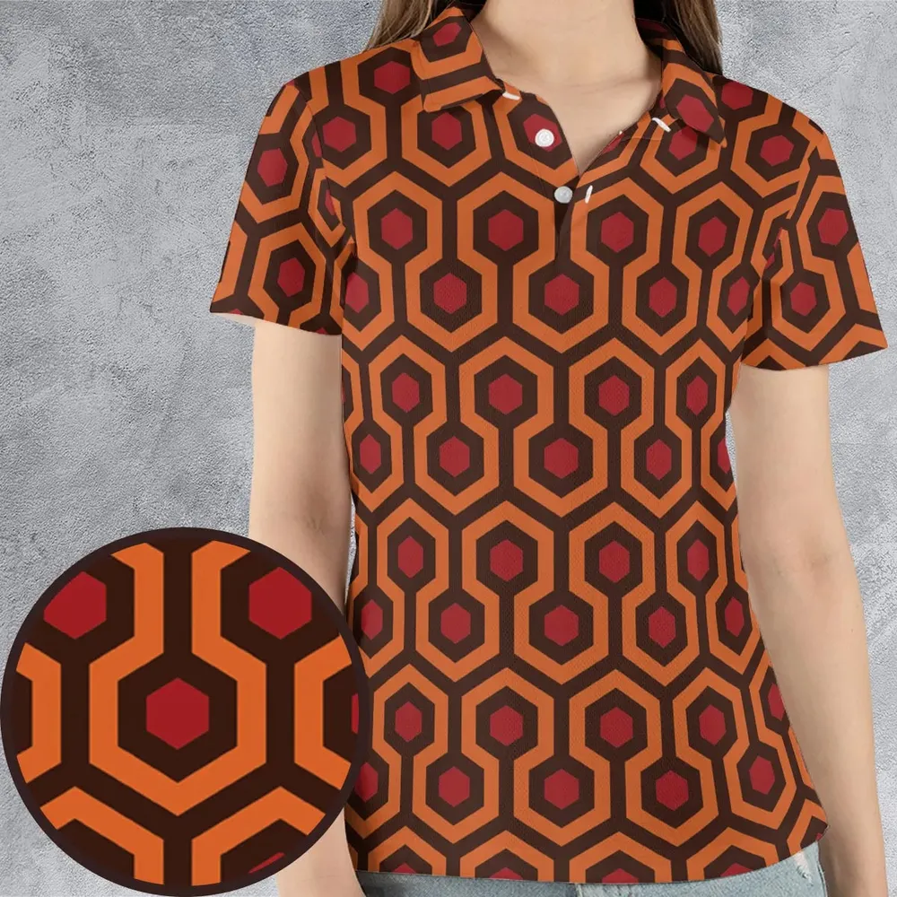 The Overlook Pattern The Shining AOP Men/Women Polo Shirt - 4