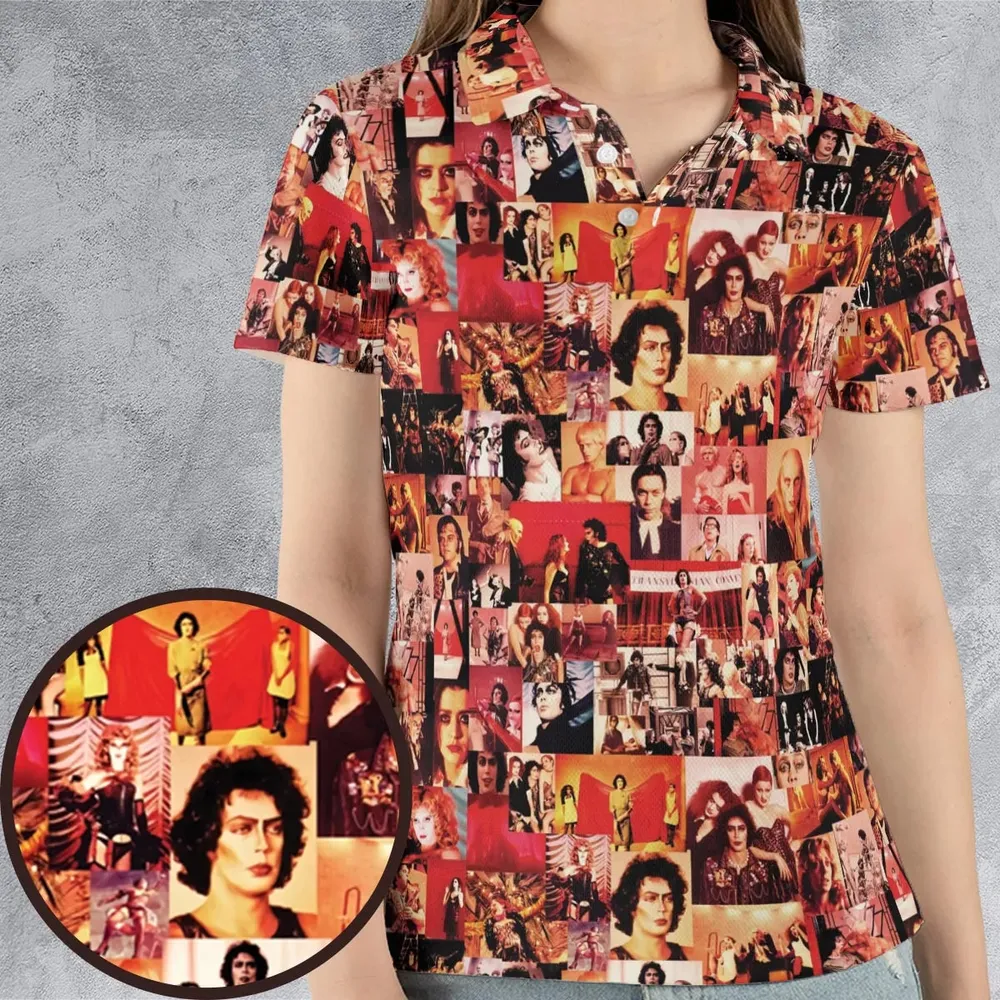 Oh Rocky The Rocky Horror Picture Show AOP Men/Women Polo Shirt - 4