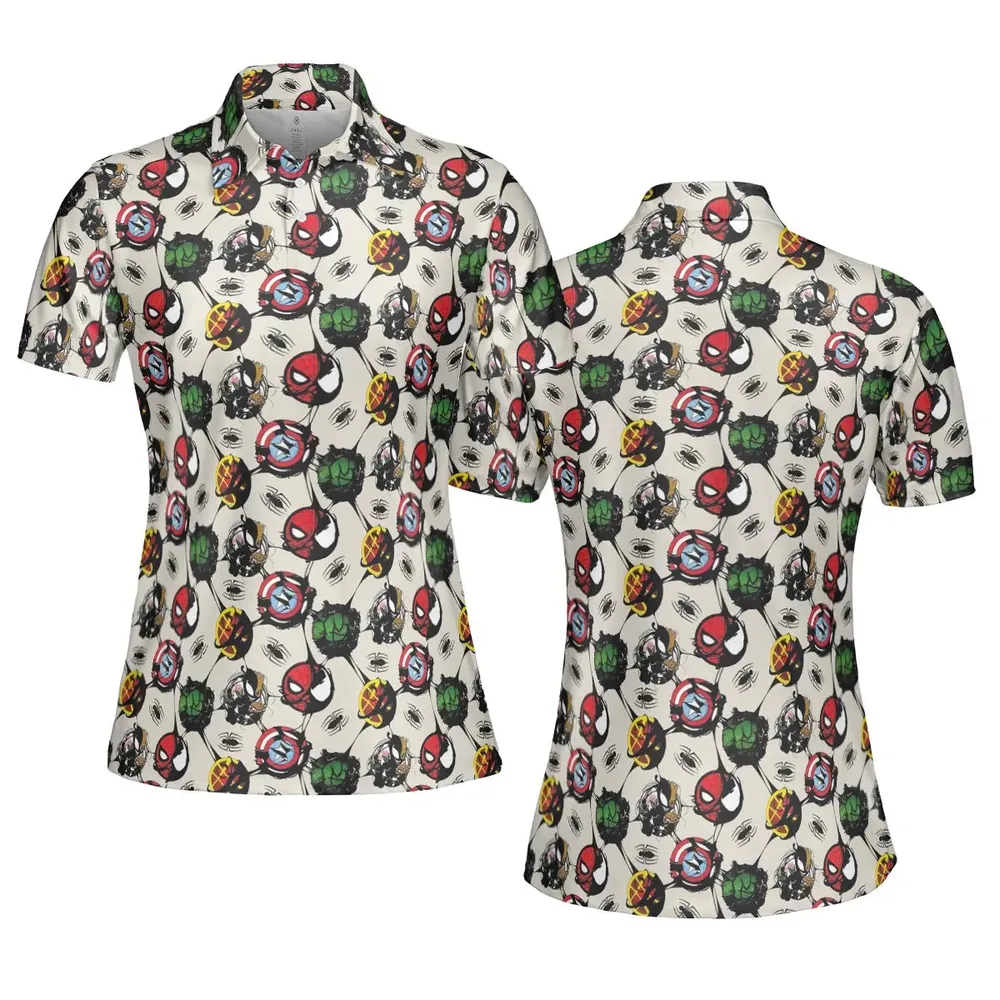Teenage Mutant Ninja Turtles Pattern AOP Men/Women Polo Shirt - 5