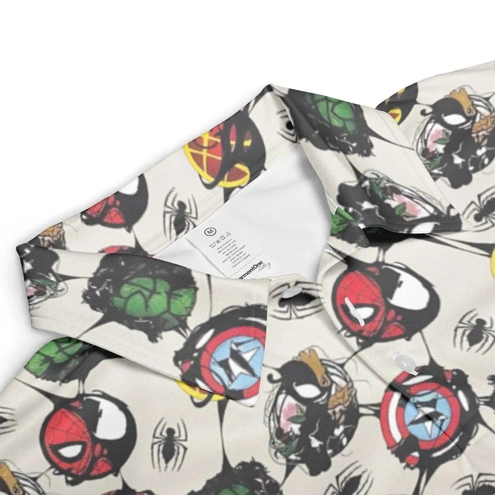 Teenage Mutant Ninja Turtles Pattern AOP Men/Women Polo Shirt - 3