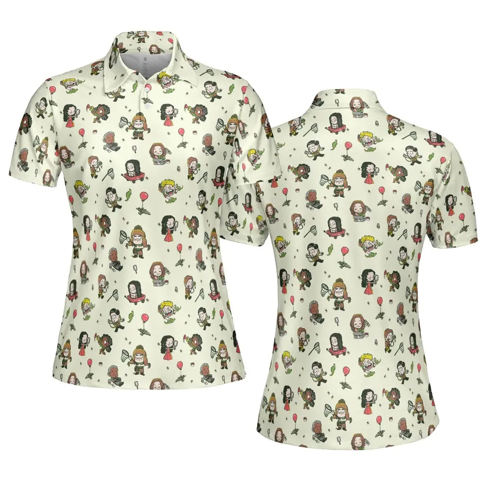 Firefly Characters AOP Men/Women Polo Shirt - 5