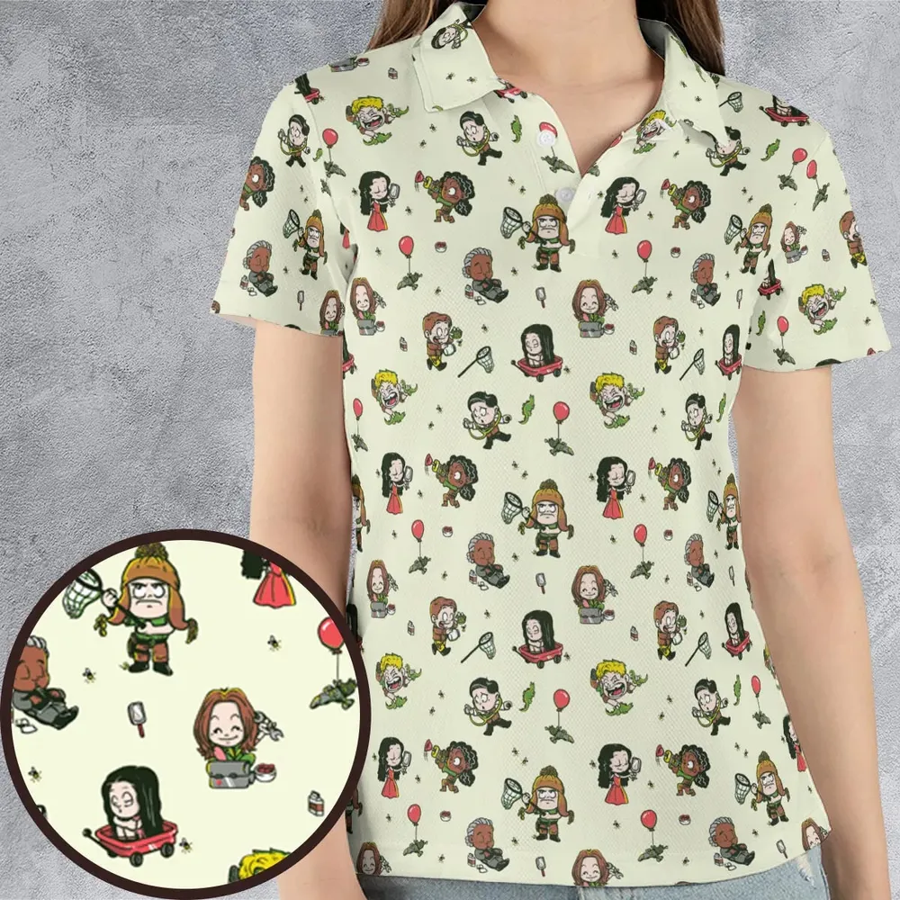 Firefly Characters AOP Men/Women Polo Shirt - 4