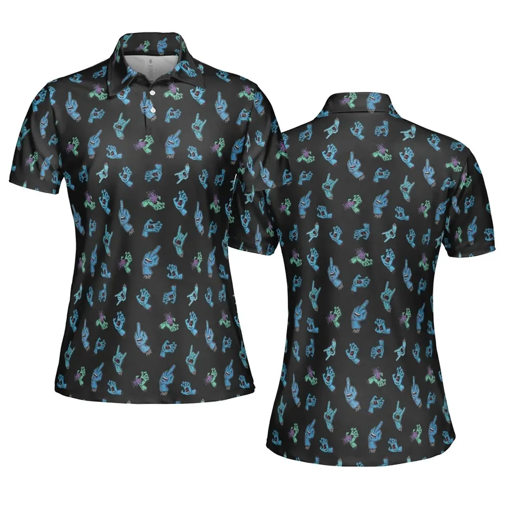 Santa Cruz Screaming Hand AOP Men/Women Polo Shirt - 5