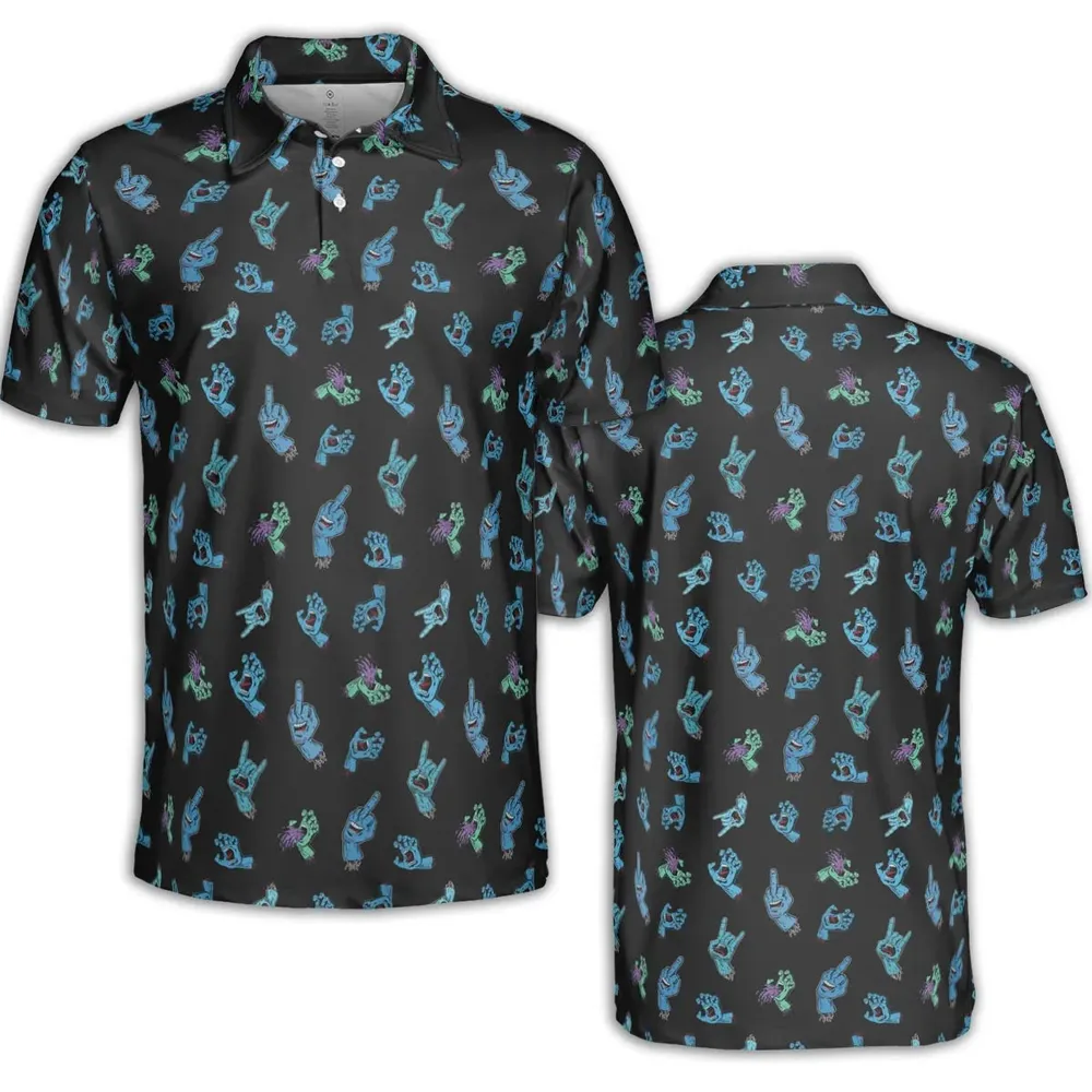 Santa Cruz Screaming Hand AOP Men/Women Polo Shirt - 2