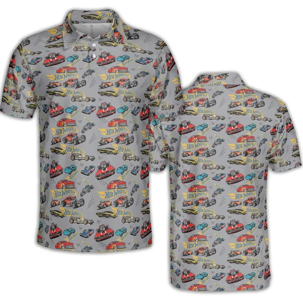 Hot Wheels Classic Car AOP Men/Women Polo Shirt - 2