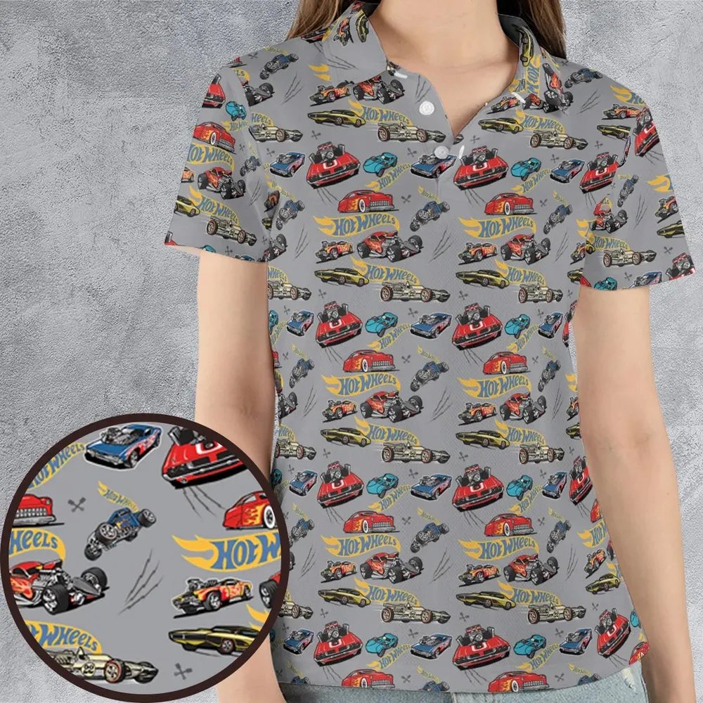 Hot Wheels Classic Car AOP Men/Women Polo Shirt - 4