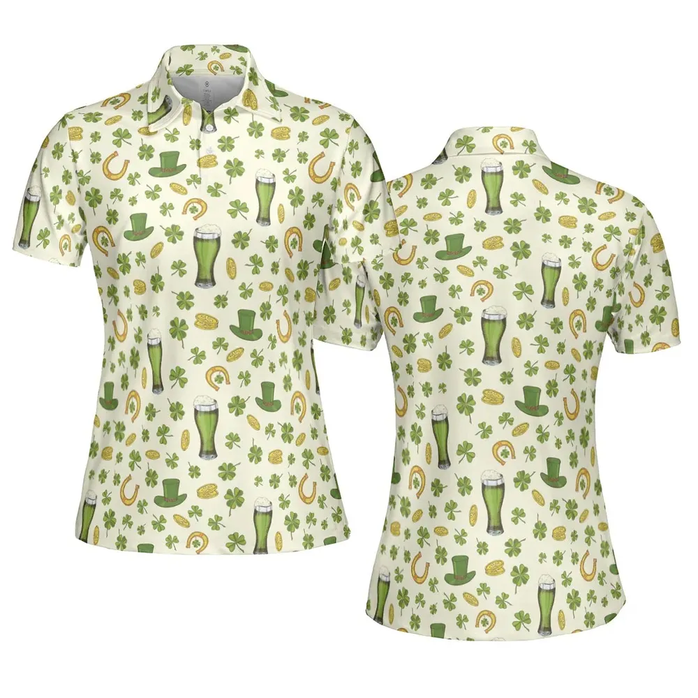 St.Patrick’s Day Pattern AOP Men/Women Polo Shirt - 5