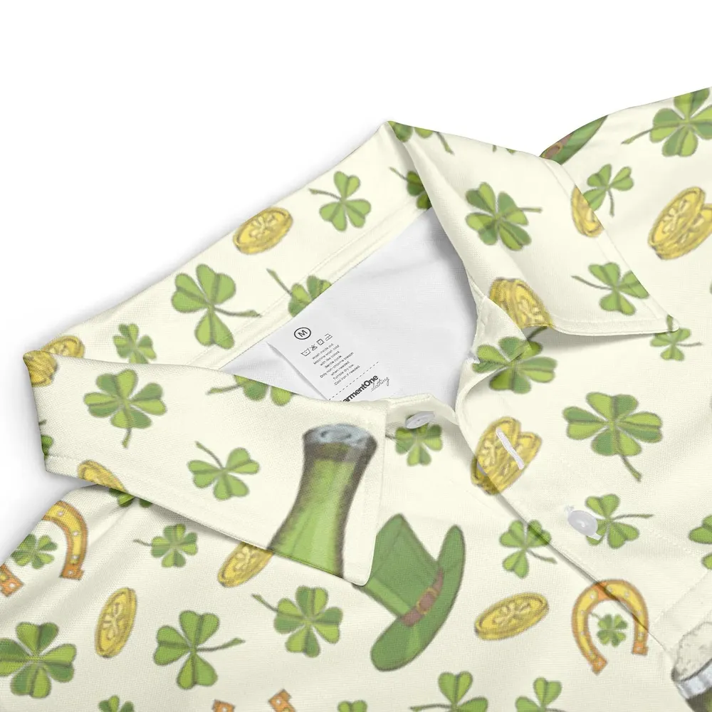 St.Patrick’s Day Pattern AOP Men/Women Polo Shirt - 3