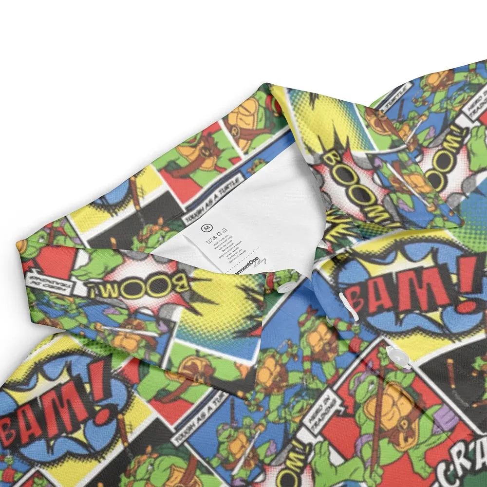 Teenage Mutant Ninja Turtles Comic AOP Men/Women Polo Shirt - 3
